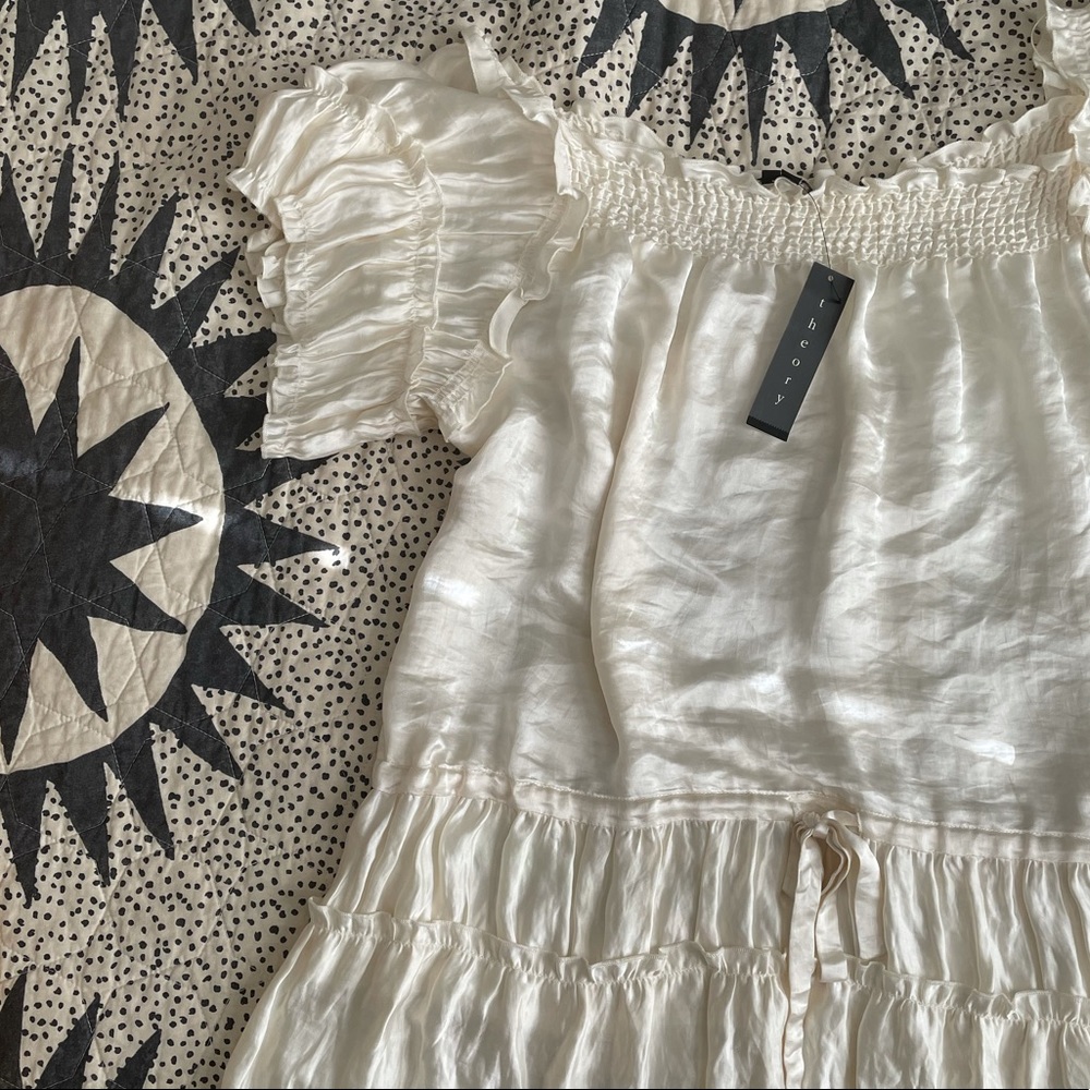 NWT Theory Silky Lakaia Blouse